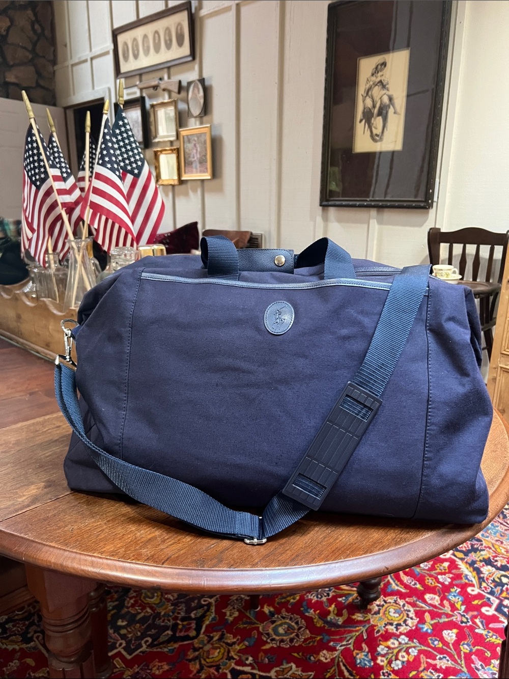 Ralph Lauren Navy Duffel